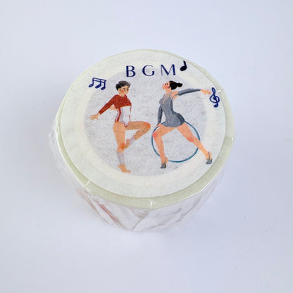 Washi páska BGM – Gymnastika, 30 mm × 7 m
