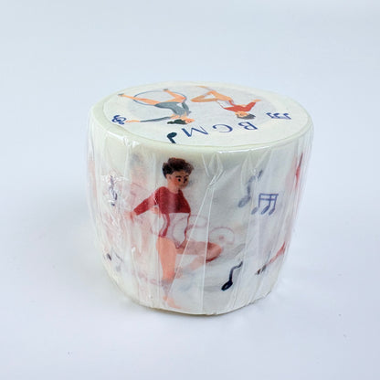 Washi páska BGM – Gymnastika, 30 mm × 7 m