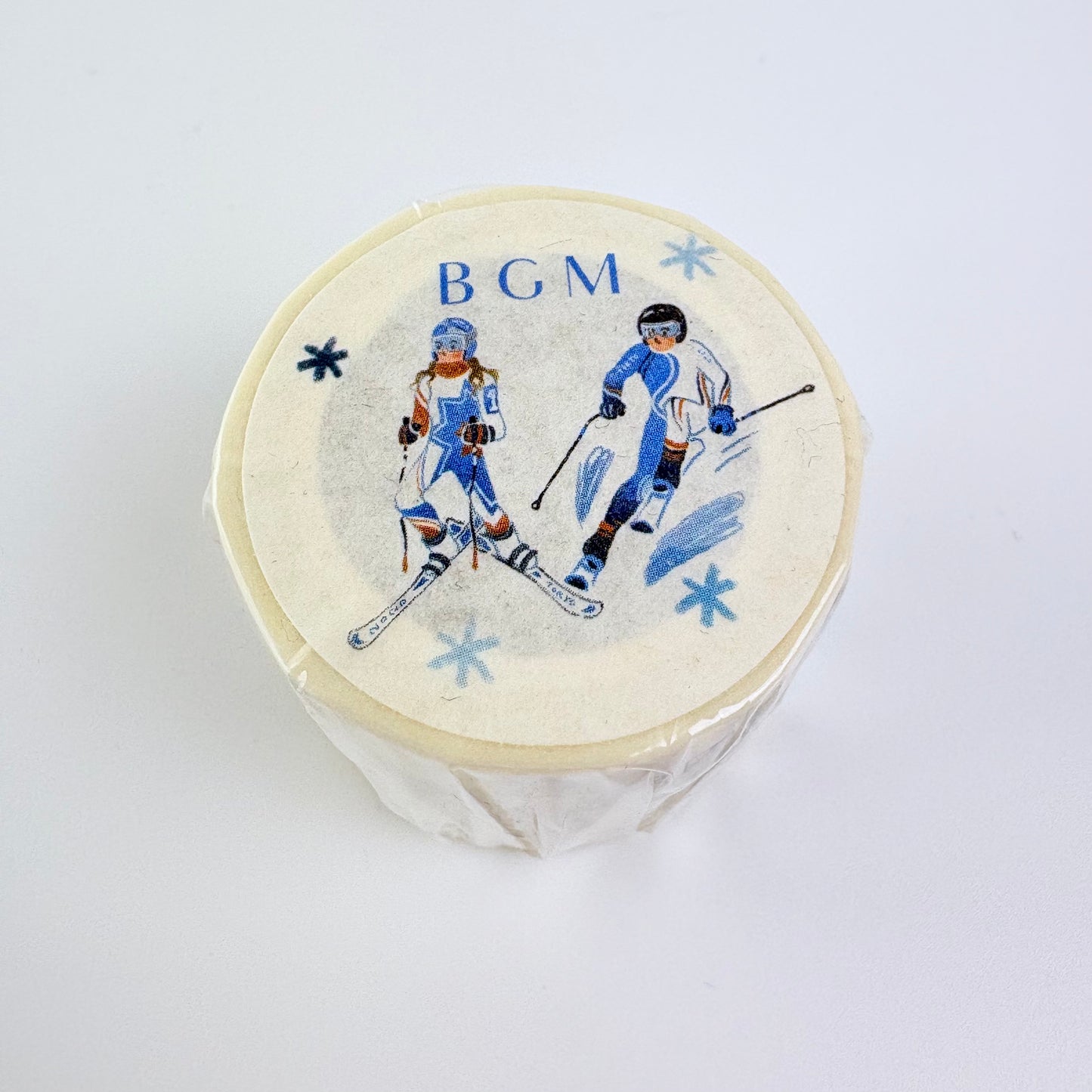 Washi páska BGM – Lyžování, 30 mm × 7 m