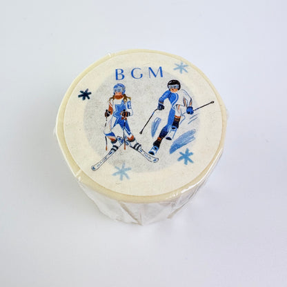 Washi páska BGM – Lyžování, 30 mm × 7 m