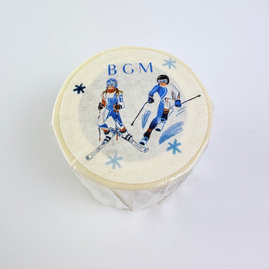 Washi páska BGM – Lyžování, 30 mm × 7 m