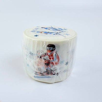 Washi páska BGM – Lyžování, 30 mm × 7 m