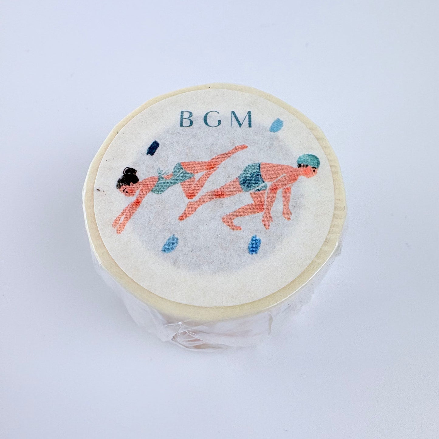 Washi páska BGM – Plavání, 30 mm × 7 m