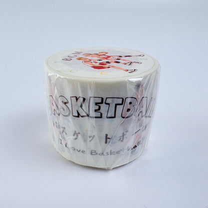 Washi páska BGM – Basketbal, 30 mm × 7 m