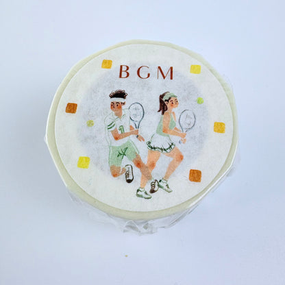 Washi páska BGM – Tenis, 30 mm × 7 m