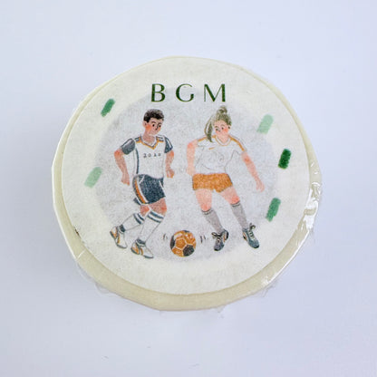 Washi páska BGM – Fotbal, 30 mm × 7 m
