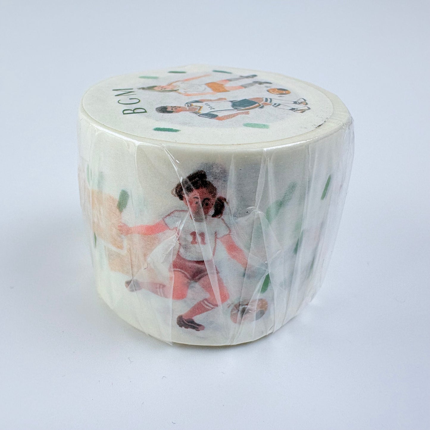 Washi páska BGM – Fotbal, 30 mm × 7 m