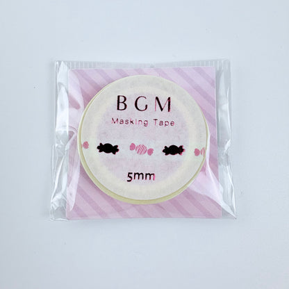 Washi páska BGM – Bonbony, 5 mm × 5 m