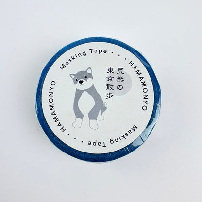 Washi páska HAMAMONYO – Japonské motivy, 15 mm × 5 m