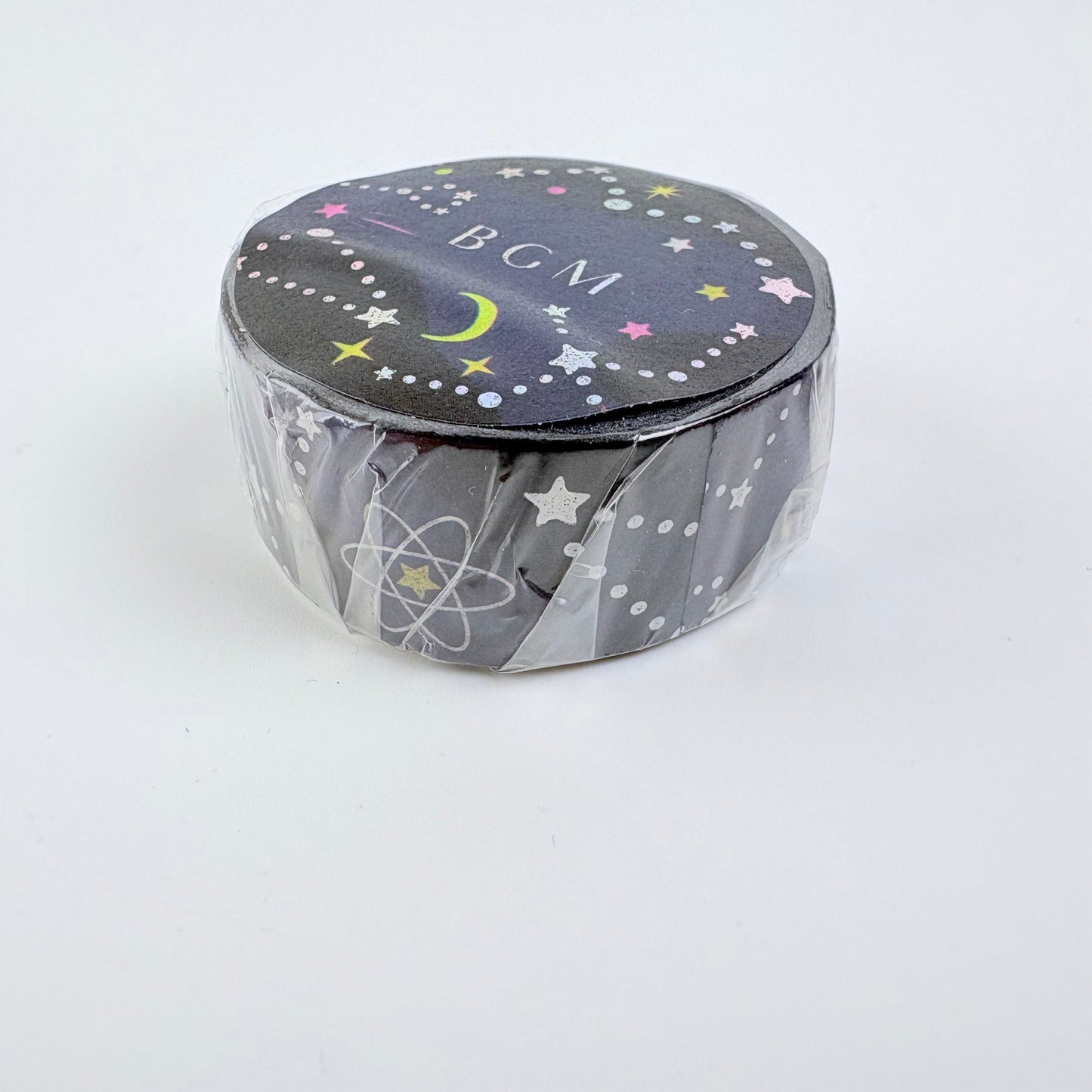 Washi páska BGM – Vesmír, hvězdy a měsíc, 15 mm × 7 m