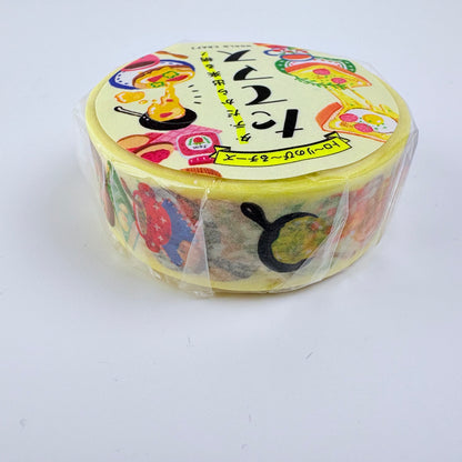 Washi páska WORLD CRAFT – Toasty se sýrem, 15 mm × 7 m