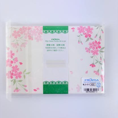 Dopisní sada Sakura s kartičkami Made in Japan