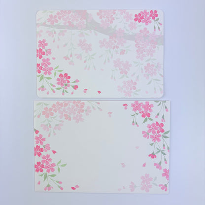 Dopisní sada Sakura s kartičkami Made in Japan