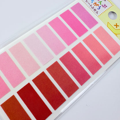 Hūsen Color Pallet – japonské samolepicí bločky 64 lístků