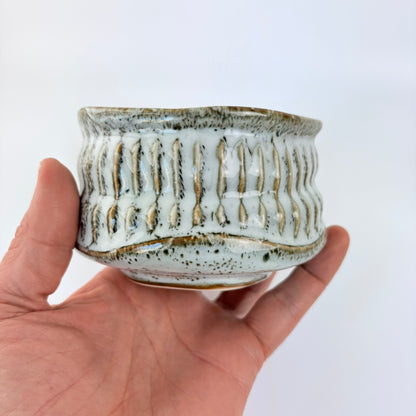 Matcha miska Mino ware – světlá glazura / Made in Japan