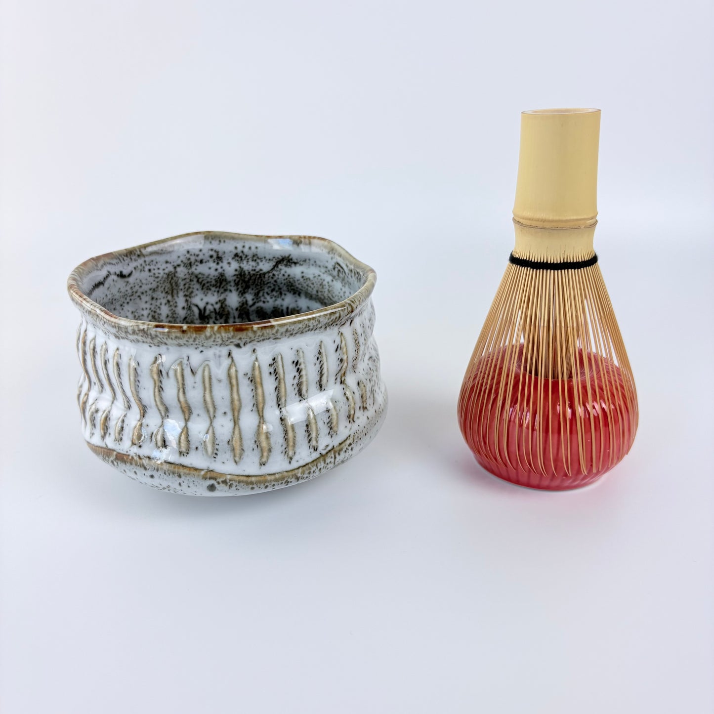 Matcha miska Mino ware – světlá glazura / Made in Japan