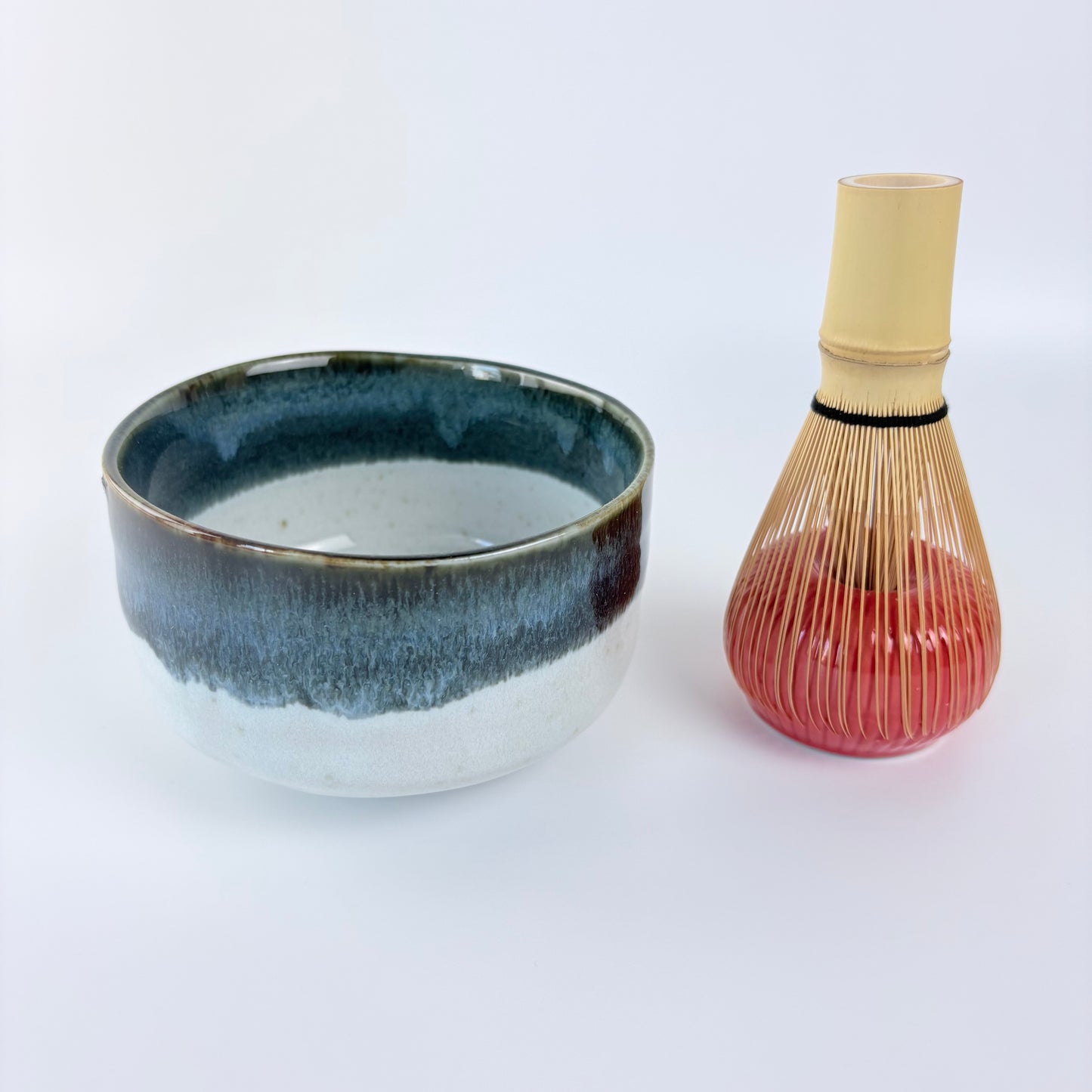 Matcha miska Mino ware – modrozelená glazura / Made in Japan