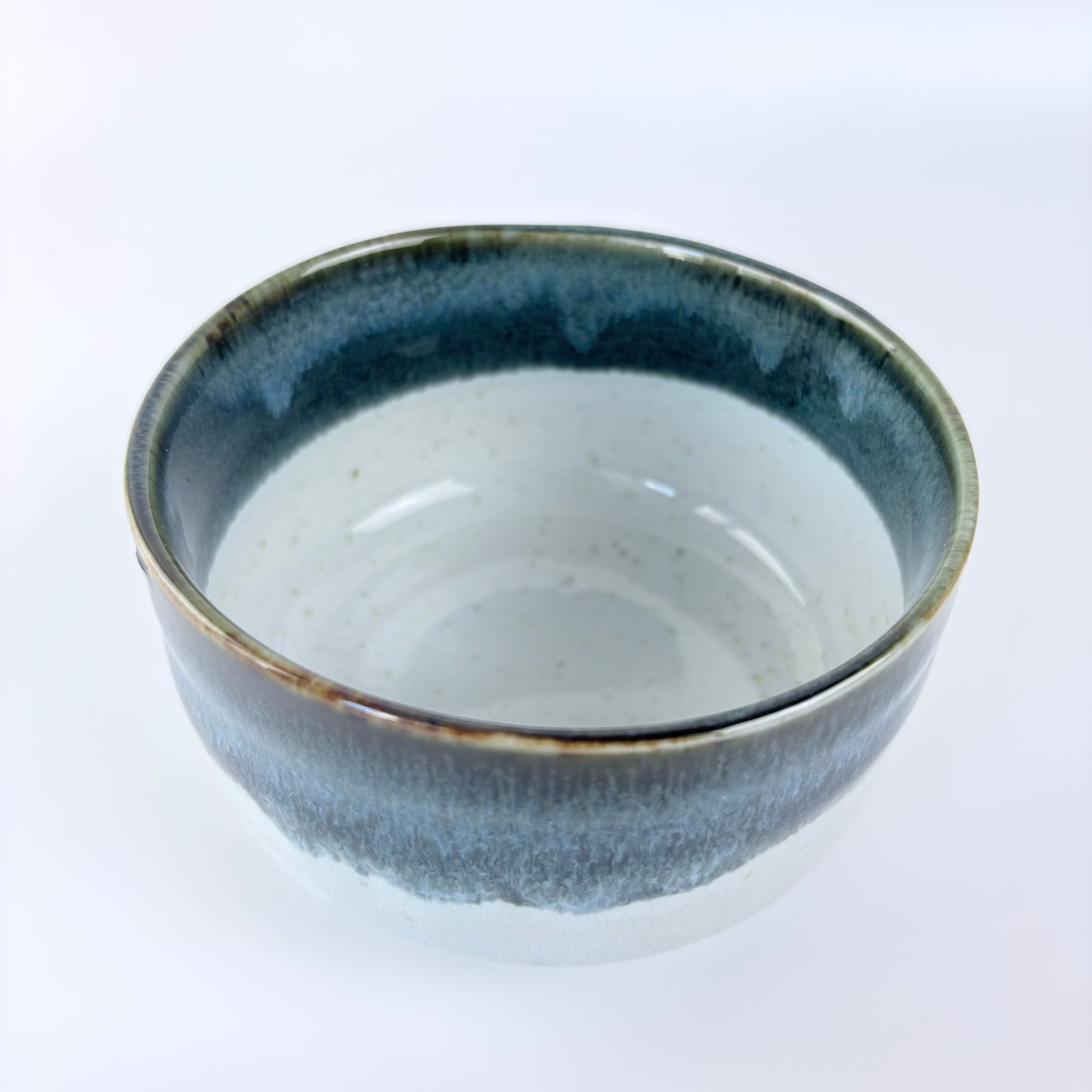 Matcha miska Mino ware – modrozelená glazura / Made in Japan