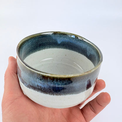 Matcha miska Mino ware – modrozelená glazura / Made in Japan