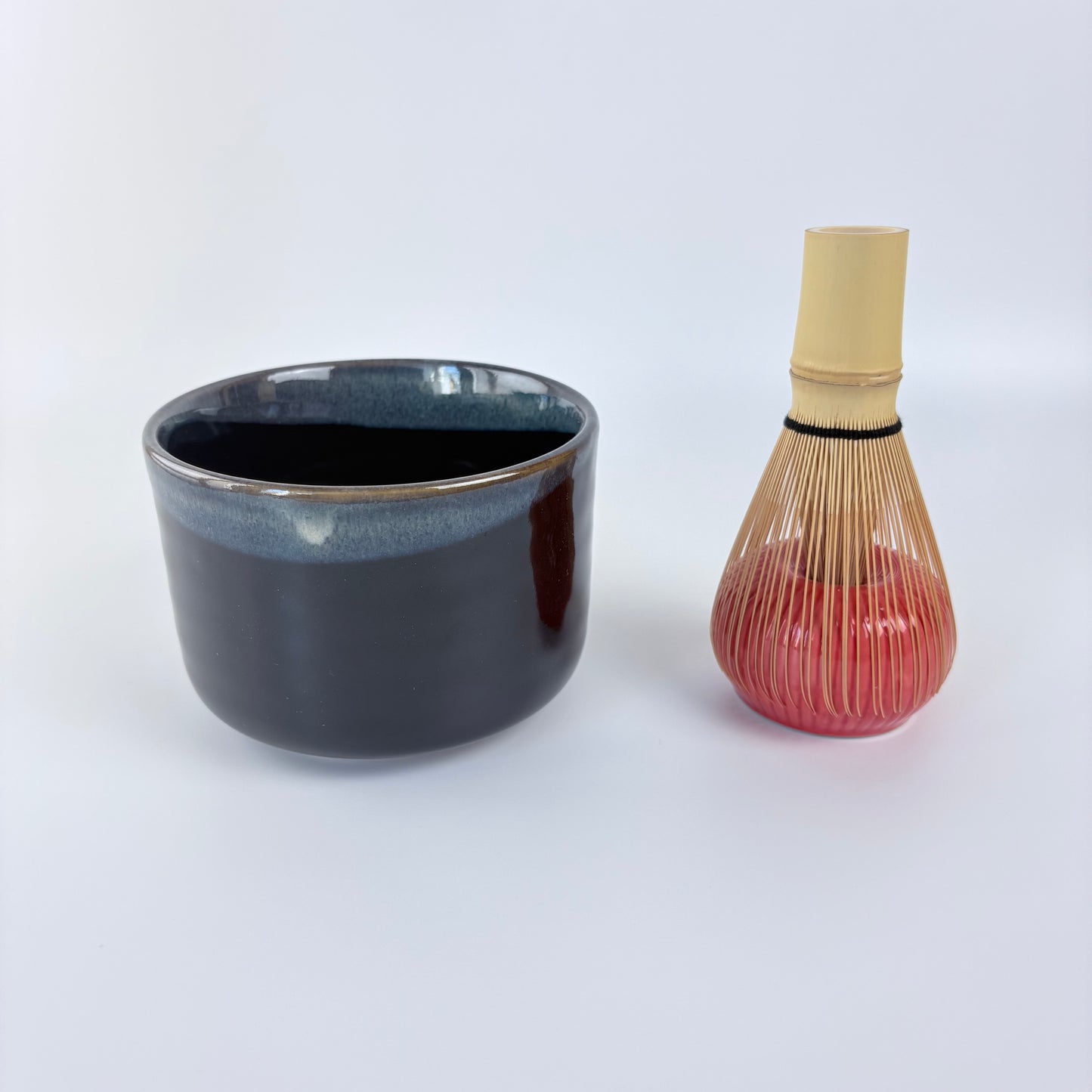 Matcha miska Mino ware – černá glazura / Made in Japan