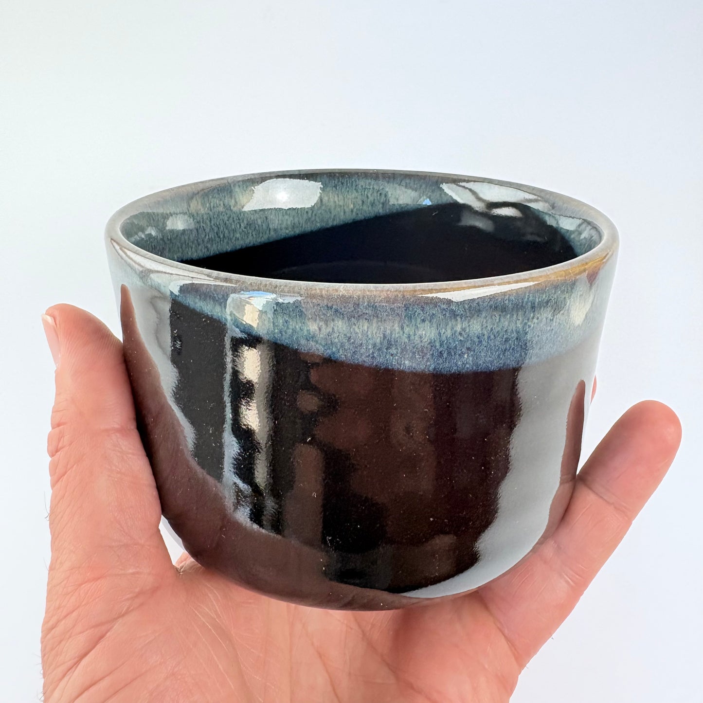 Matcha miska Mino ware – černá glazura / Made in Japan
