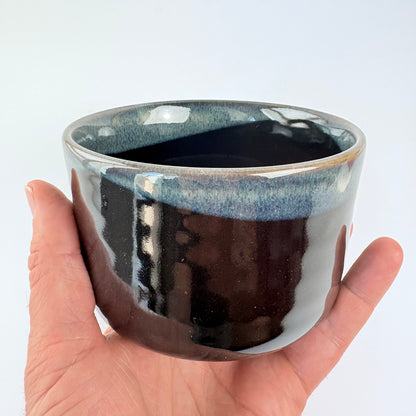 Matcha miska Mino ware – černá glazura / Made in Japan