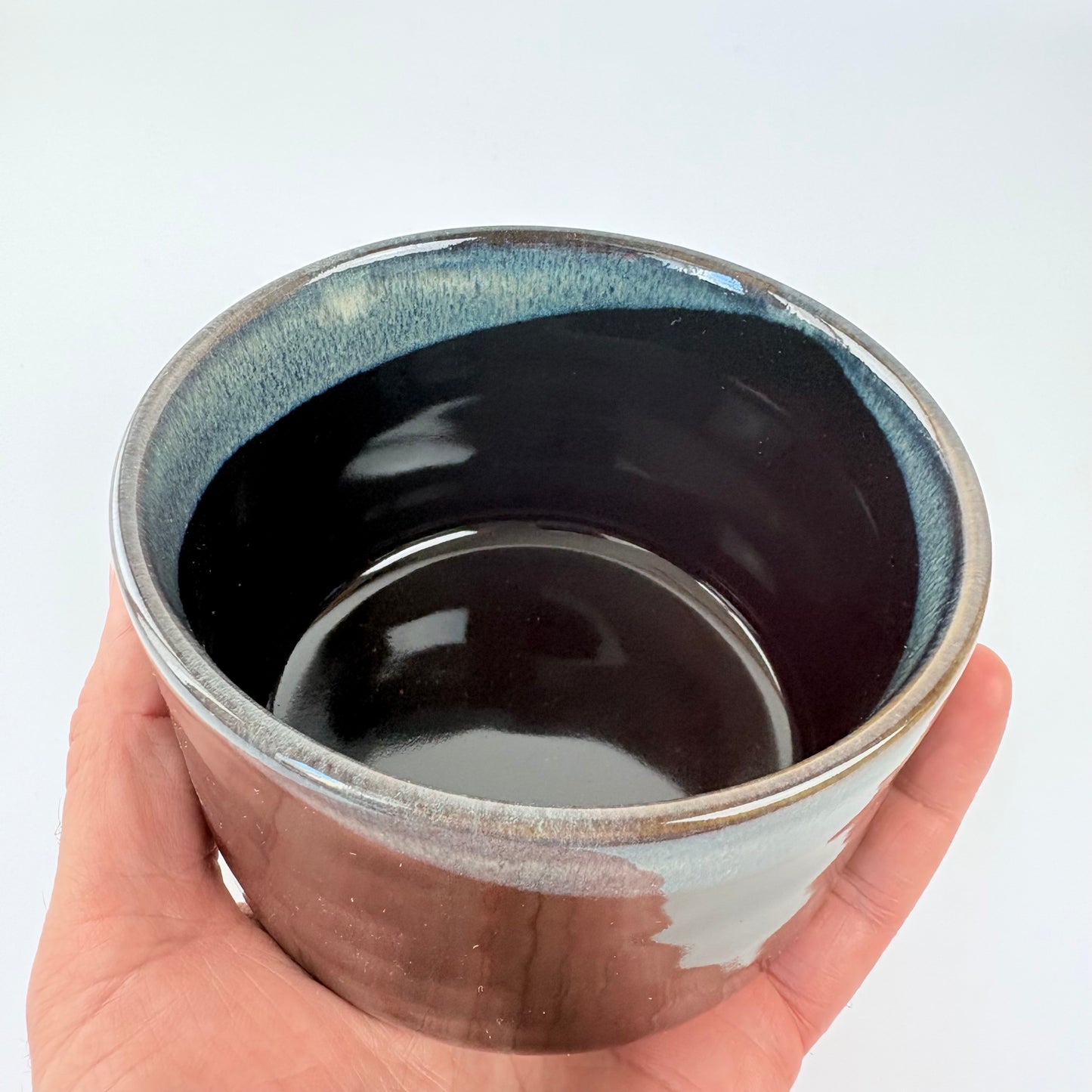 Matcha miska Mino ware – černá glazura / Made in Japan
