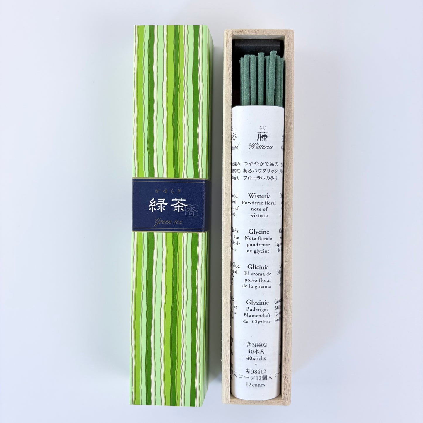 Japonské vonné tyčinky Kayuragi 40ks – Green Tea