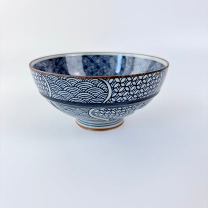Hasami-yaki miska 11 cm – modrý vzor