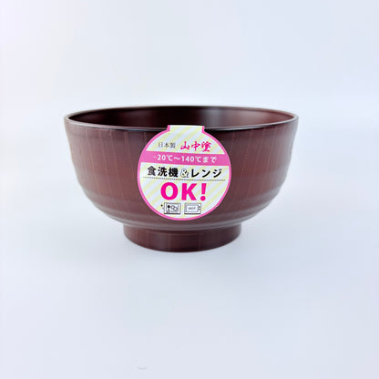 Japonská miska Yume-Usagi 12,7 cm – dřevěný vzhled / Made in Japan