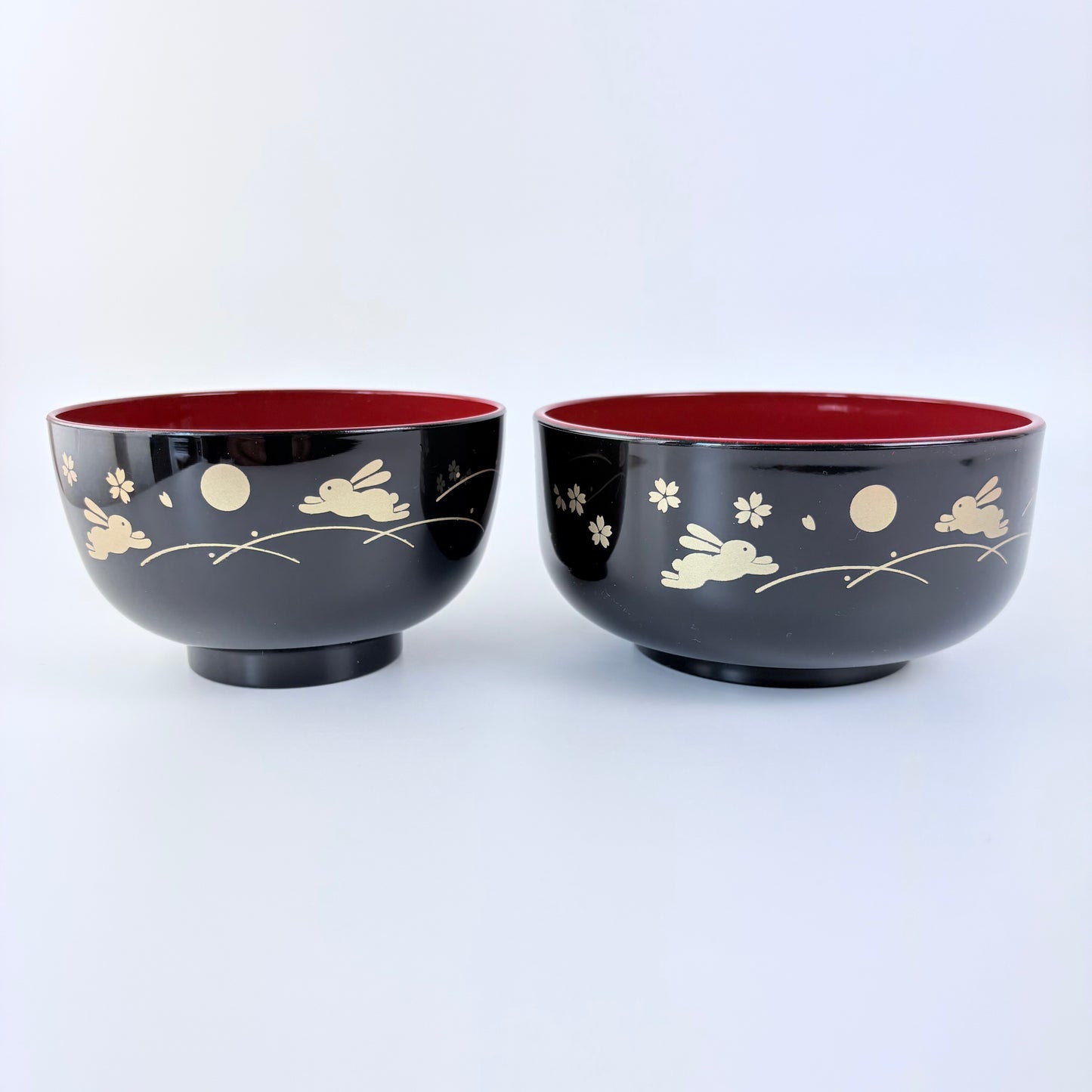 Japonská miska Tsukihagi 12,7 cm – měsíc a králíci / Made in Japan