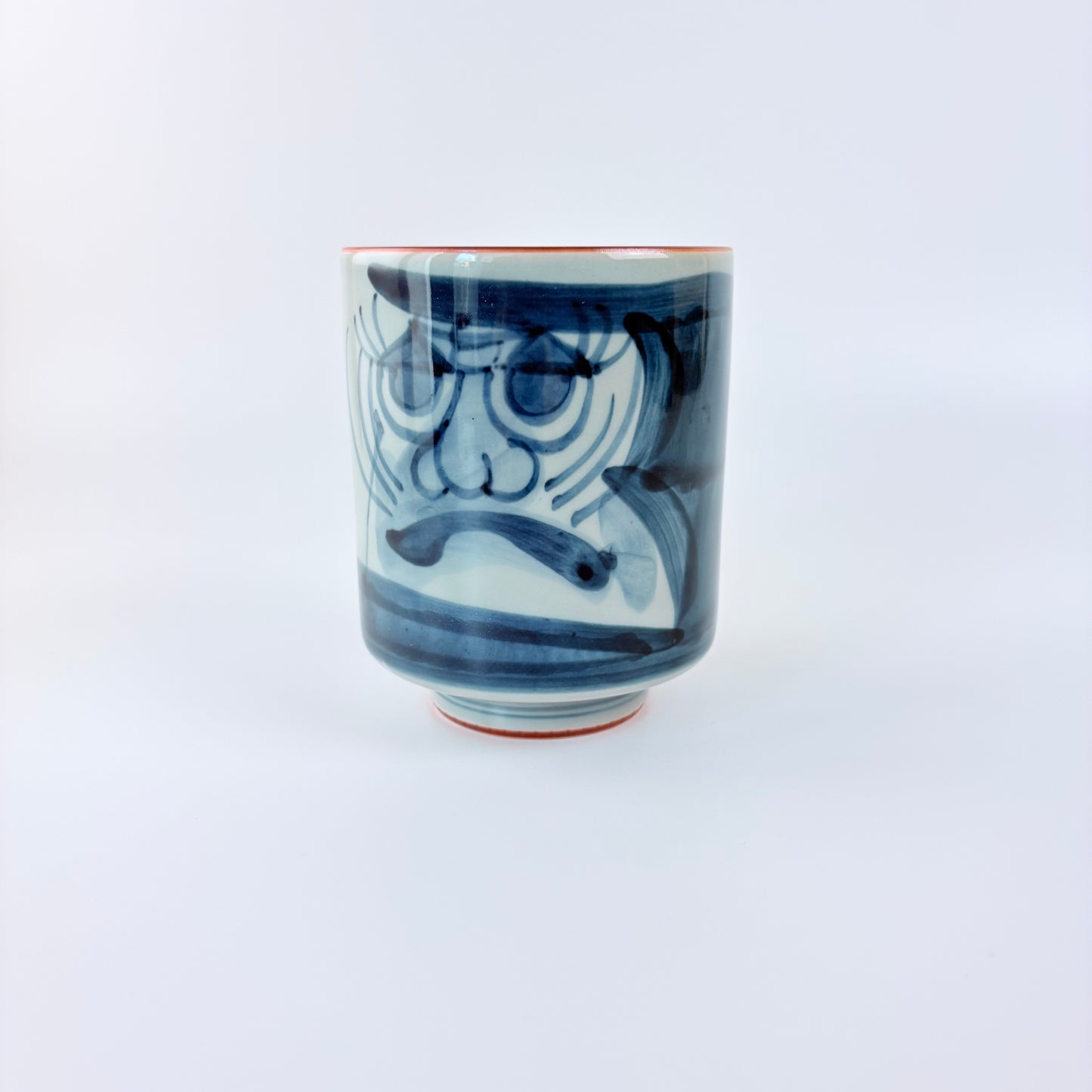 Japonský čajový šálek Daruma - 200 G | symbol vytrvalosti - Made in Japan