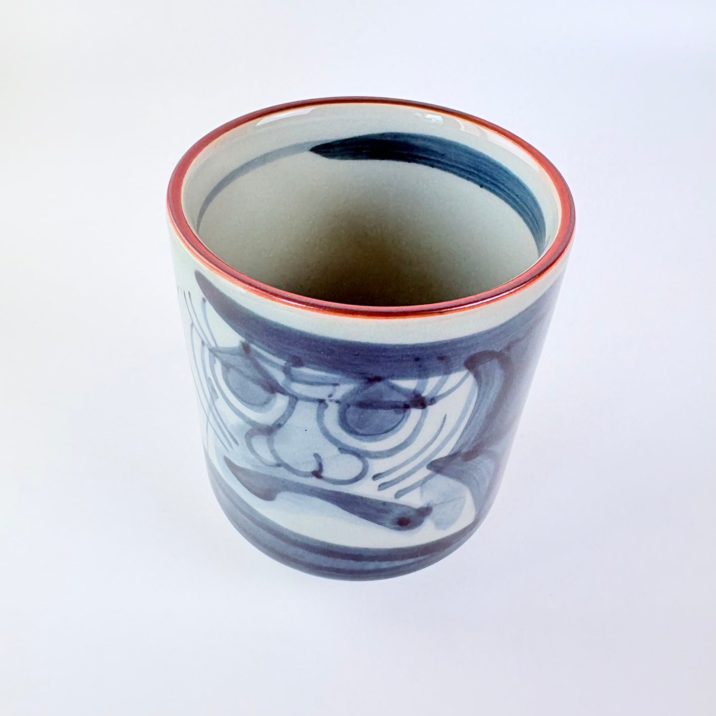 Japonský čajový šálek Daruma - 200 G | symbol vytrvalosti - Made in Japan