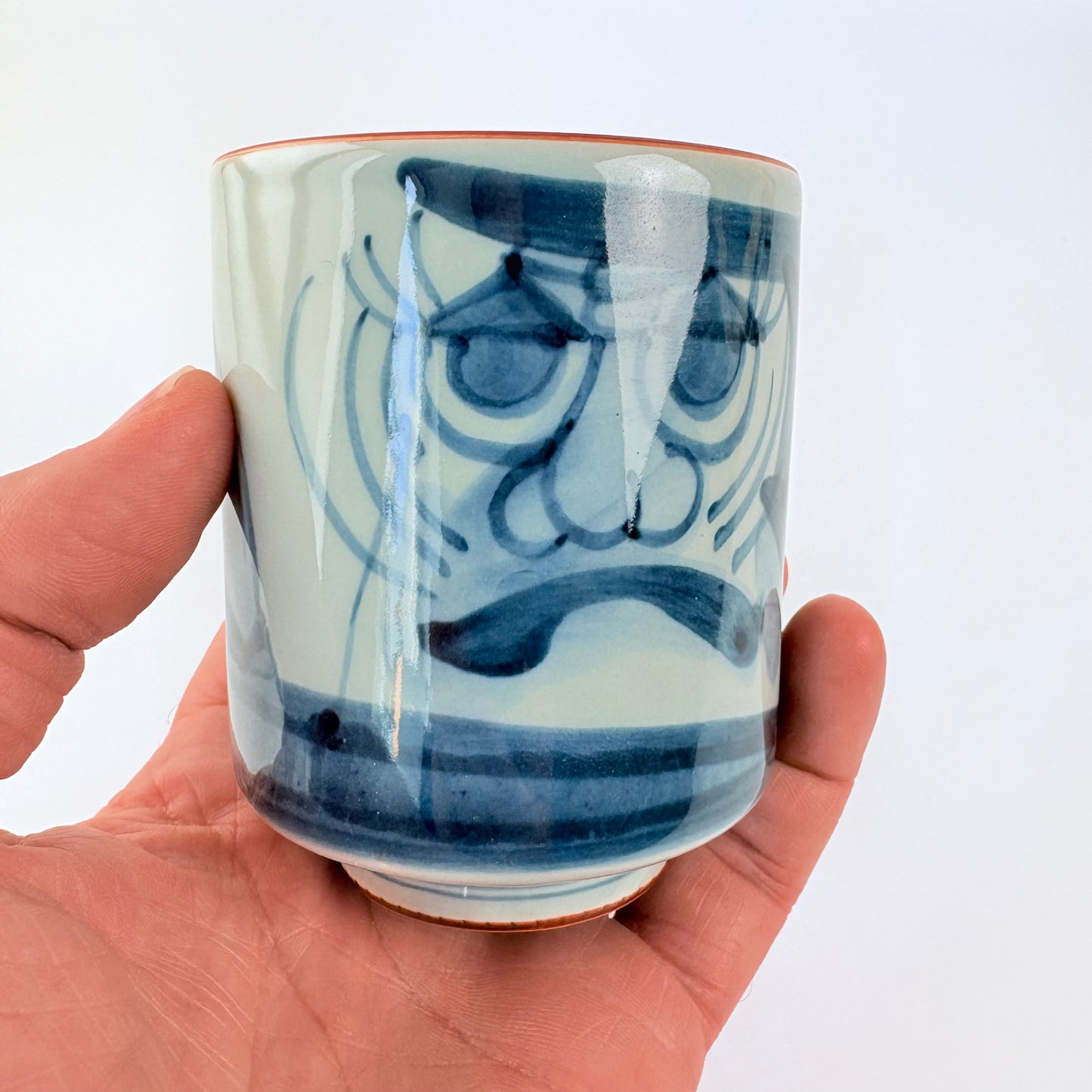 Japonský čajový šálek Daruma - 200 G | symbol vytrvalosti - Made in Japan