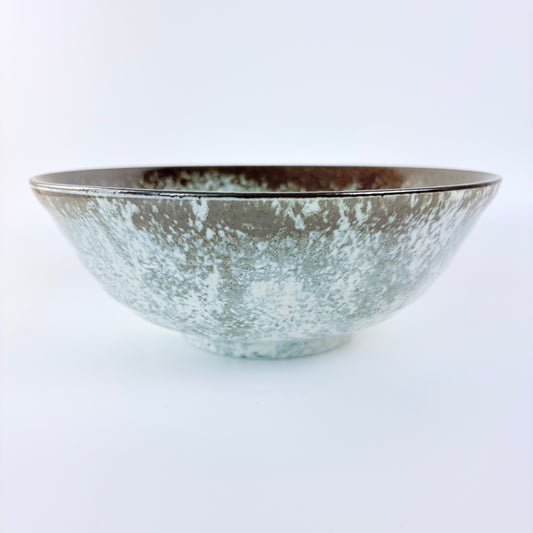 Mino-yaki miska Donburi 20,8 cm – světle šedá