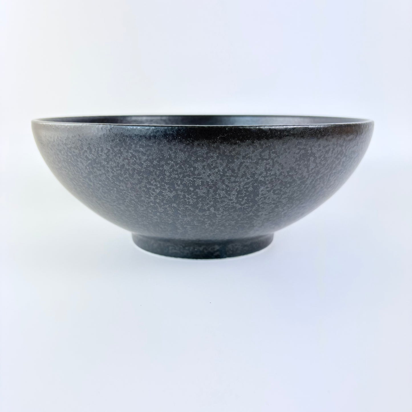 Mino-yaki miska Donburi 21,5 cm – matně černá