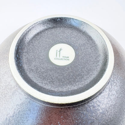 Mino-yaki miska Donburi 21,5 cm – matně černá