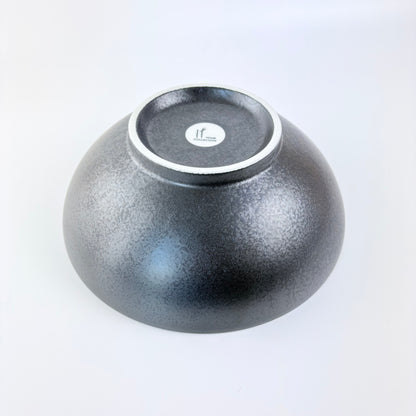 Mino-yaki miska Donburi 21,5 cm – matně černá