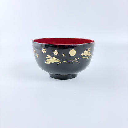 Japonská miska Tsuki Usagi 11 cm – měsíc a králíci / Made in Japan