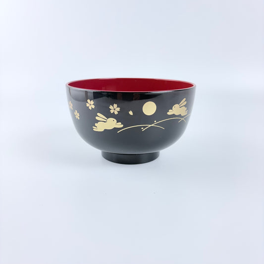 Japonská miska Tsuki Usagi 11 cm – měsíc a králíci / Made in Japan