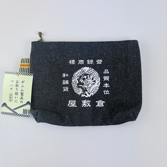 Denimová taštička Kurashiki – Indigo Dragon