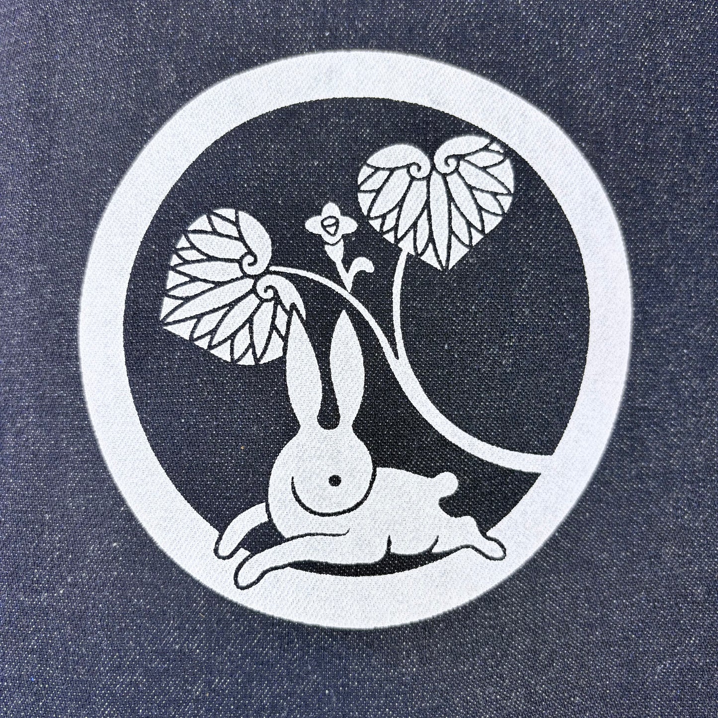 Denimová taška přes rameno Kurashiki – Rabbit Crest
