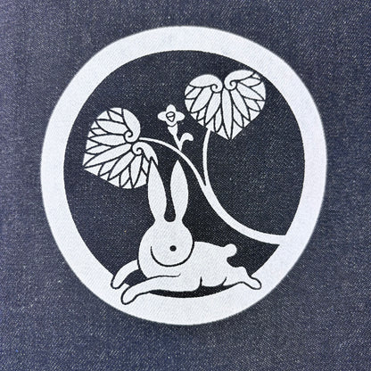 Denimová taška přes rameno Kurashiki – Rabbit Crest