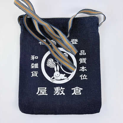 Denimová taška přes rameno Kurashiki – Kurashiki Rabbit