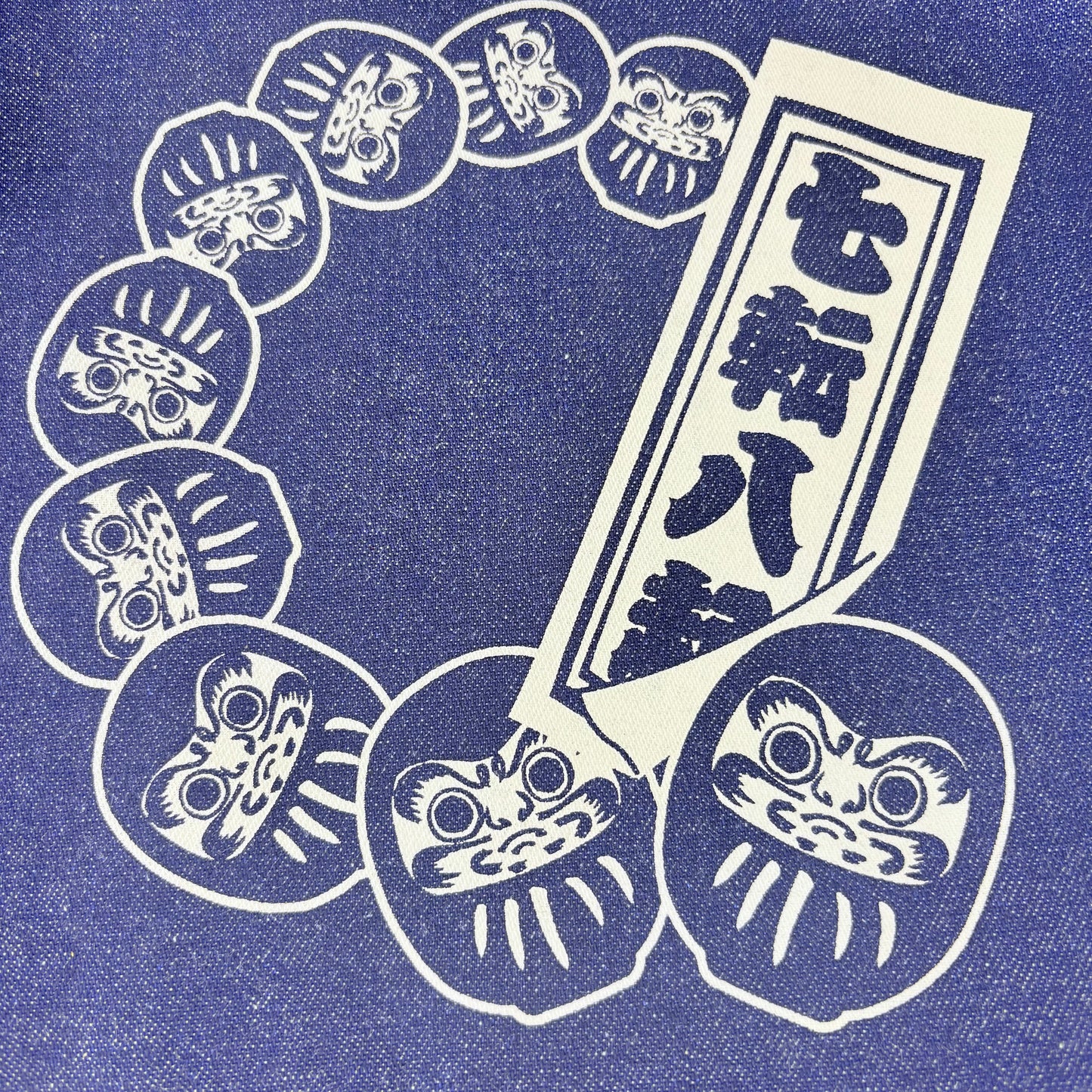 Denimová taška přes rameno Kurashiki – Daruma Circle