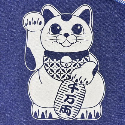 Denimová taška přes rameno Kurashiki – Maneki Neko