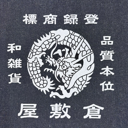 Denimová taška přes rameno Kurashiki – Dragon Crest