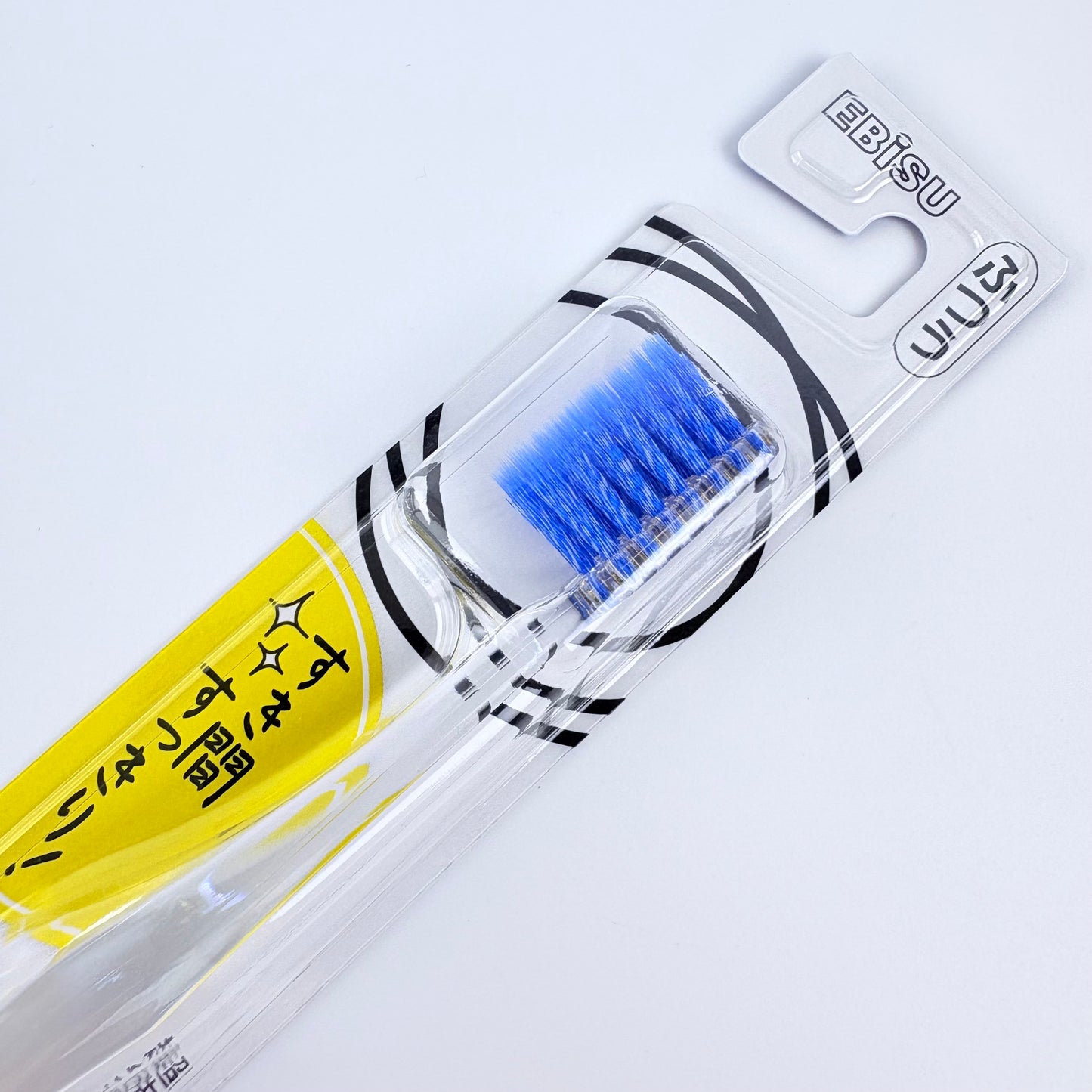 Japonský zubní kartáček Ebisu Pro Grip – střední tvrdost