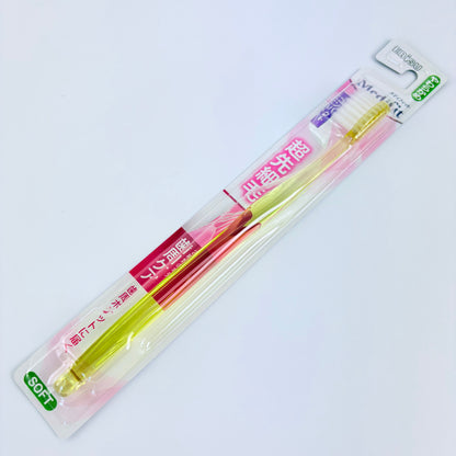Japonský zubní kartáček Ebisu Medifit Clear – měkký, extra jemná vlákna