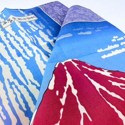 Furoshiki Akafuji fialové 47,5 × 47,5 cm / velmi jemná bavlna / Made in Japan